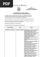 Download Tybsc Mumbai University Timetable by prajeev SN67983466 doc pdf