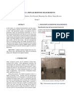 Group 3 Module 1 Impulse Response Measurements