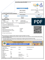 Lichchvi Expres Second Ac (2A) : Electronic Reserva On Slip (ERS)