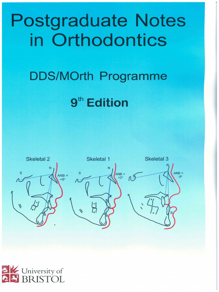 PG Notes in Orthodontics, 9th Edition OCR | PDF
