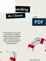 Onboarding Do Cliente