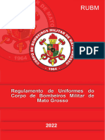 RUBM - 2023 Regulamento Uniformes Bombeiro Militar Mato Grosso