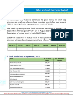 What Are Small Cap Funds Buying - Oct. 2023