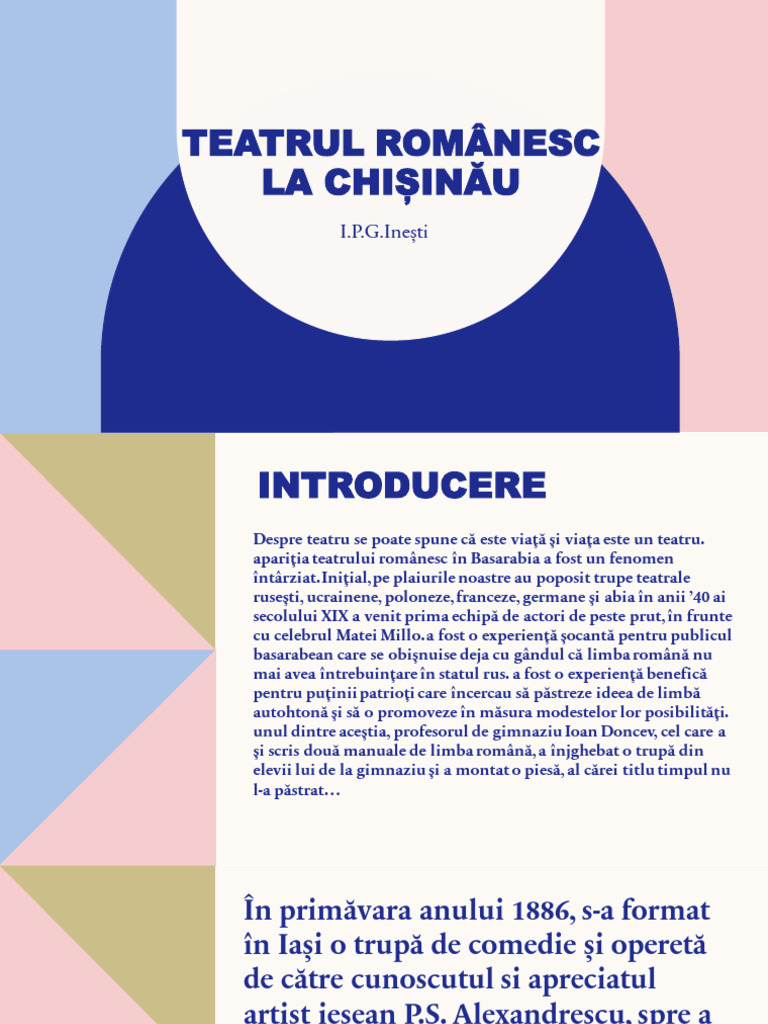 Teatrul Romanesc | PDF