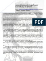 Fundamentos Del Pensamiento Político de Simón Bolívar y Su Doctrina