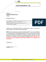 Carta Afiliacion Eps Afp Final