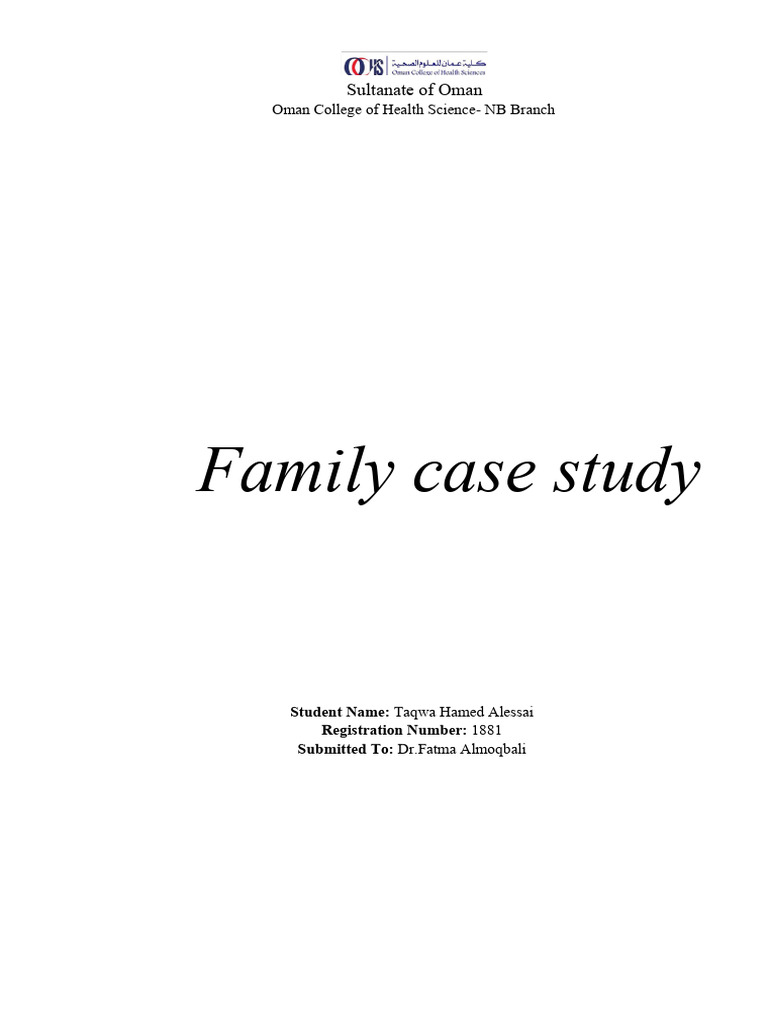 introduction of family case study