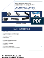 Microcontroladores 5º - Uma - 2022-2023 - Cap.1 - Introdução - V3