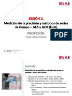 Sesión 2. Medición de La Precisión y Métodos de Series de Tiempo - AES y AED (Holt)