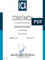 Constancia de Acreditacin Simple