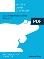 Bebras Solution Guide 2022 R2 Secondary