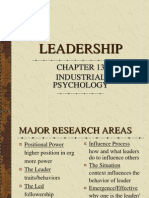 Leadership: Industrial Psychology