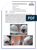 Informe Tiempo de Vida de Los Cascos