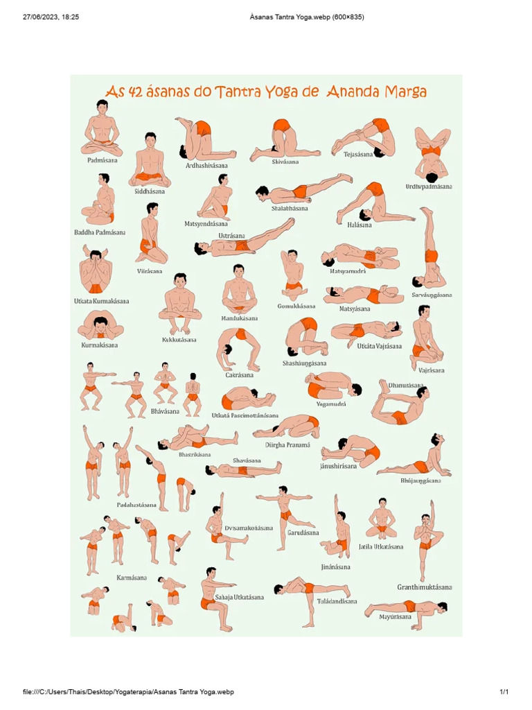 Tantra Yoga Postures Guide | PDF