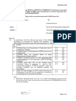 08 - Attachment-26 - Declaration Regarding Events Encountered Pursuant To ITB Clause 2-1