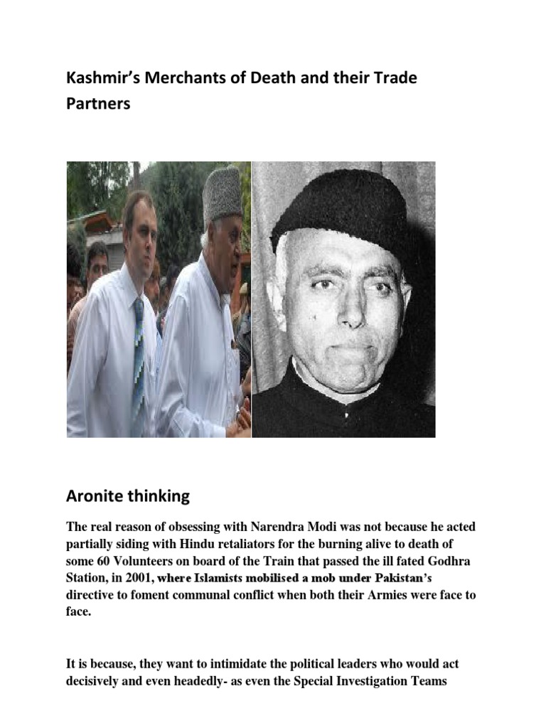 Kashmir's Merchants of Death and Their Trade Partners | PDF ...