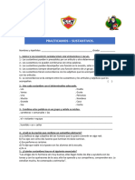 Ficha de Trabajo 5 I - El Sustantivo