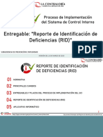 Entregable Reporte de Identificación de Deficiencias RID