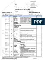 Fiche de Progression Harmonisée TD