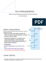 Curve Fitting 4 (Spline Interpolation) Update