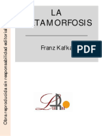 La Metamorfosis de Franz Kafka