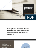 1 - CLASSROOM ASSESSMENT (Revised)