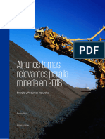 Informe Especial Mineria Argentina 2018