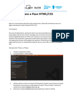 Actividad - Paso A Paso HTML - CSS