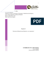 Tarea - 3 - Estructura Manual de Procedimientos - Seminario Recursos - Humanos - Carin Gutierrez
