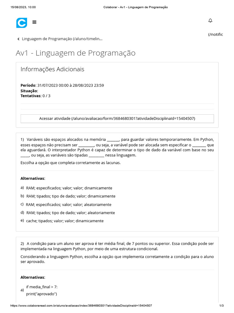 Variáveis e Funções em Python | PDF | Python (linguagem de programação ...