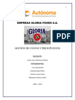 Empresa Gloria Foods S.A. Universidad Autonoma Del Peru