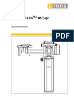 Sirona Orthophos XG Dental X-Ray - User Manual