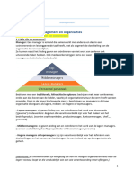 Samenvatting - Management HW 1