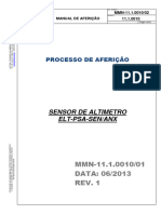 Manual Aferição Sensor Altimetro Pr20i