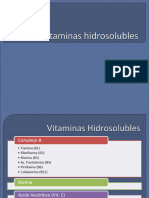 Vitaminas Hidrosolubles