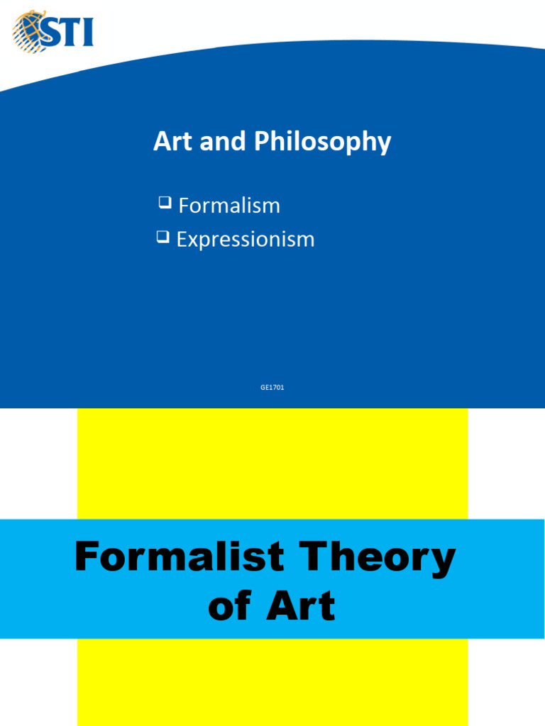 Formalism in Art and Philosophy | PDF | Wassily Kandinsky | Vincent Van ...