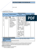 Ejercicios de Fracciomes Con Decimales Matematicas