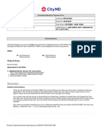 CityMD Occupational Medicine Clearance Form