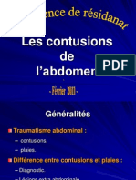 Les Contusions de L'abdomen