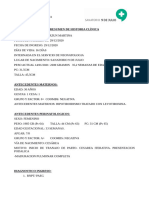 Resumen de Historia Clínica Iruzun PDF