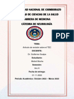 Articulo de Revisión - Traumatismo Craneoencefálico en La Población Ecuatoriana y Las Implicaciones en Salud Pública