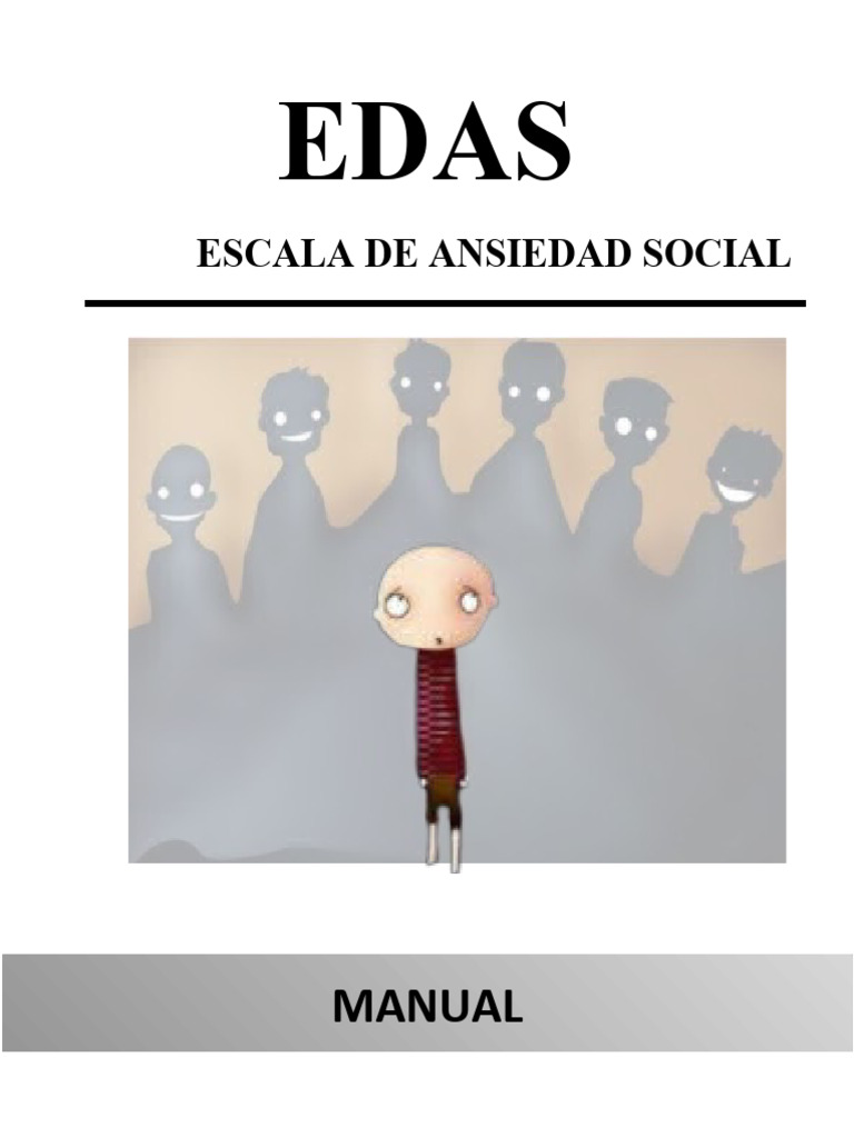 Manual de la Escala EDAS de Ansiedad Social | PDF | Ansiedad | Desorden ...