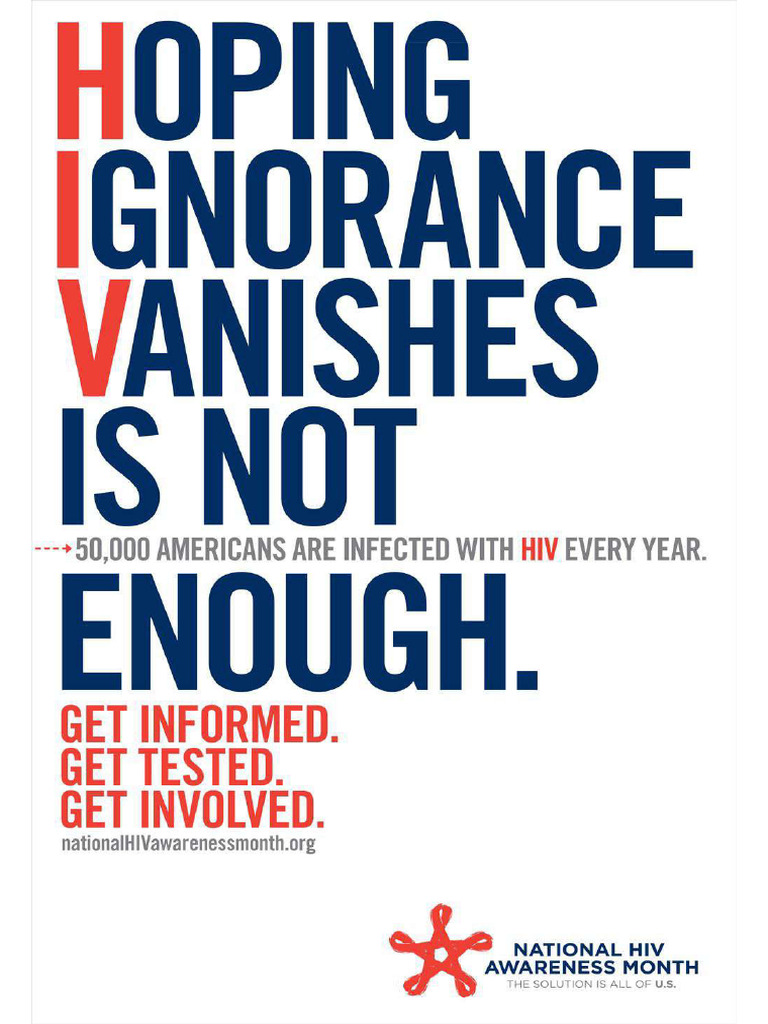 HIV Aids Posters Prevention | PDF