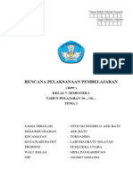 RPP Kelas 5 Tema 1