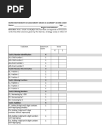 Grade 3 Enhanced Numeracy Test | PDF