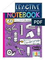 Grammar Notebook Kindergarten Pack C