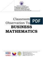 Cot 1-Business Mathematics