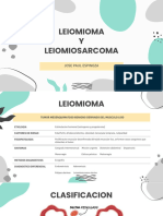 Leiomioma y Leiomiosarcoma Jose Paul Espinoza