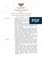 PERBUP NOMOR 29 TAHUN 2019 TENTANG ELIMINASI MALARIA DI KAB.JAYAWIJAYA